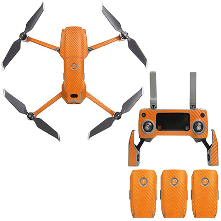 Skin de Cuerpo PVC Fibra de Carbono 3D SUNNYLIFE para Mavic 2 - Imagen 3